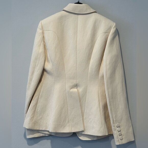 Burberry cotton , linen blend jacket size US4 - Picture 5 of 15